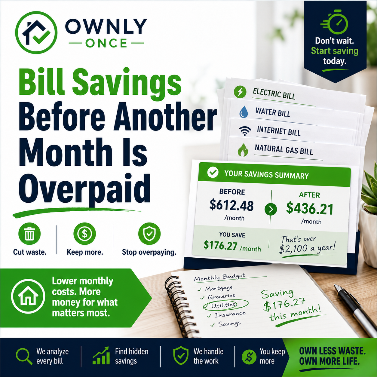 BillCutterz marketplace visual for Bill Savings Before Another Month Is Overpaid