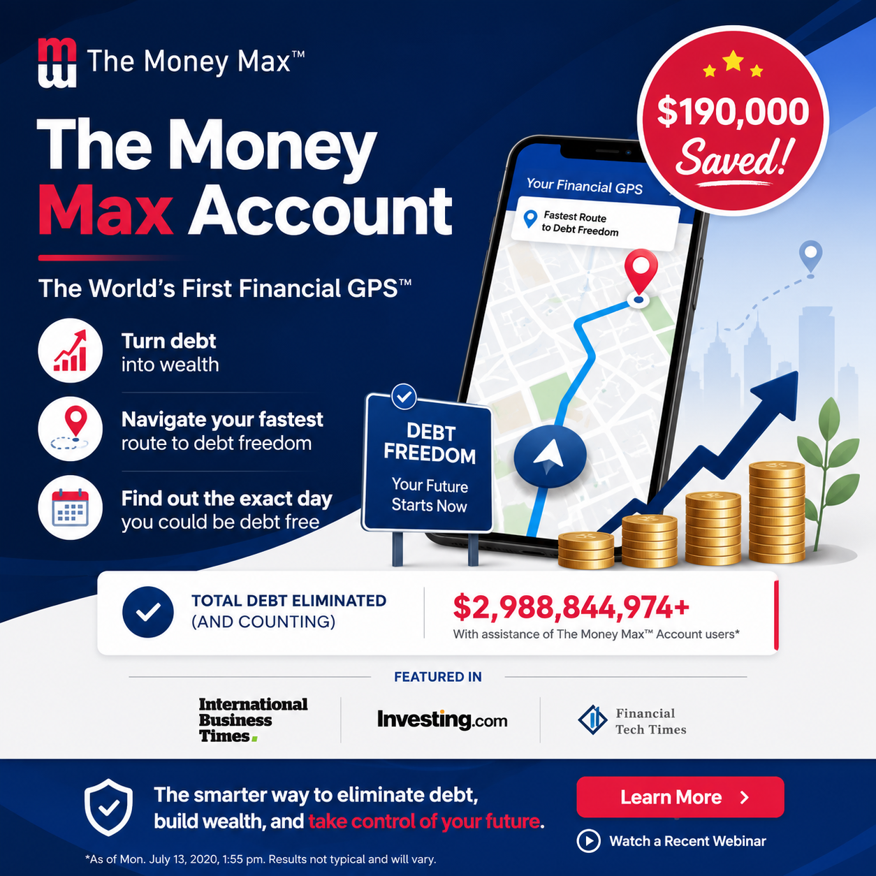 The Money Max Account - financial GPS to debt freedom
