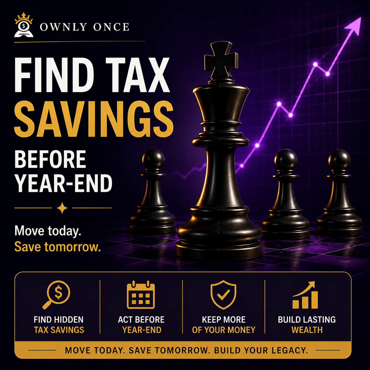 Tax strategies and wealth planning education graphic